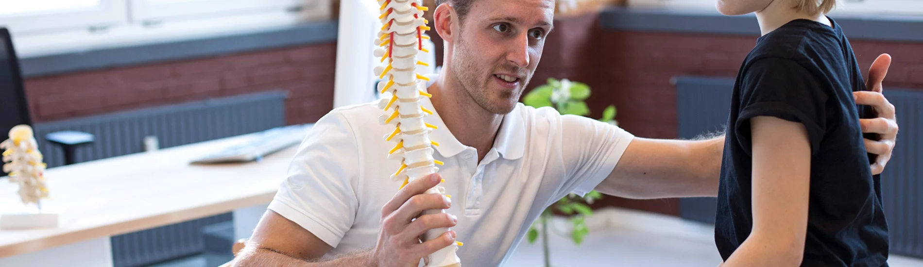 Kinderfreundliche osteopathische Behandlung.